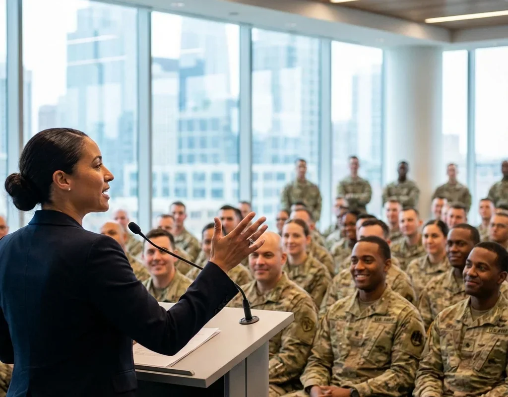 סימונה נושאת דברים